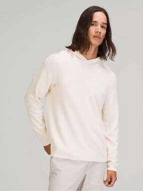Lululemon Shift Stitch Hoodie in Heathered White Opal